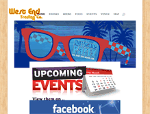 Tablet Screenshot of drinkatwestend.com